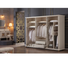 Шкаф платяной 6-ти дверный Мистраль (Mistral) MIST-34